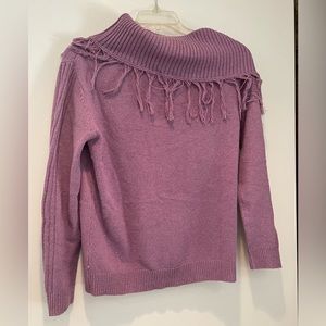 Gorgeous purple off the shoulder sweater, size medium